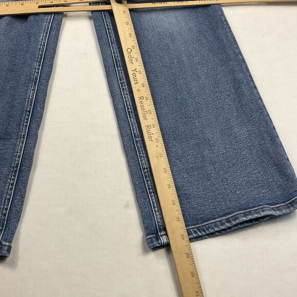 BlankNYC The Chrystie High Rise Cropped Wide Leg Jeans 29 Blue 70s Retro Palazzo - Picture 5 of 14